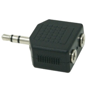 GBC 29.1295.00 - Adaptor Stereo  3.5mm Αρσενικό σε 2  θηλυκά 3.5mm Αντάπτορς Onetrade